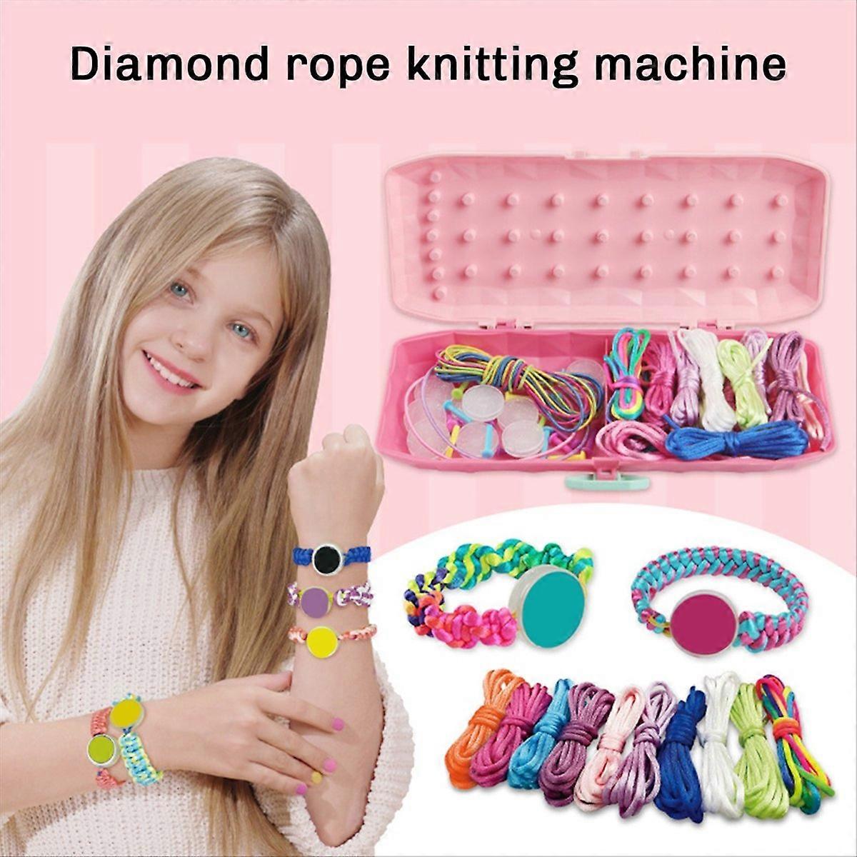 DIY Hand Rope Braider Set, Adjustable Bracelets
