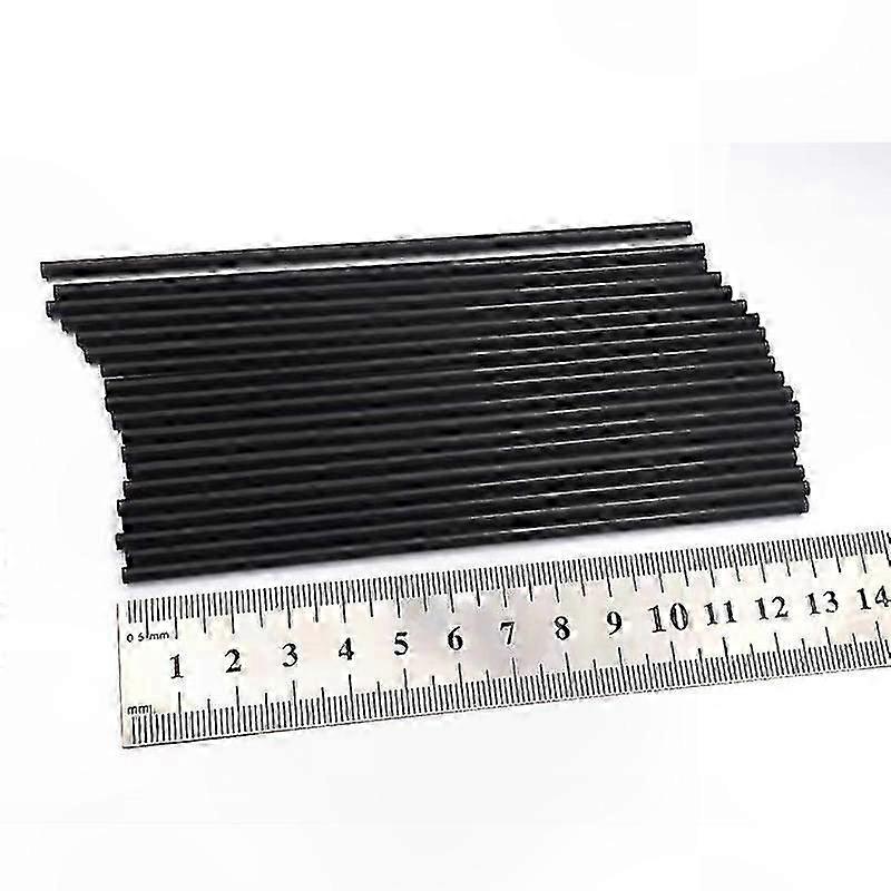 1000 Black Plastic Drinking Straws for Parties & Events Straight Disposable Tableware Accessory