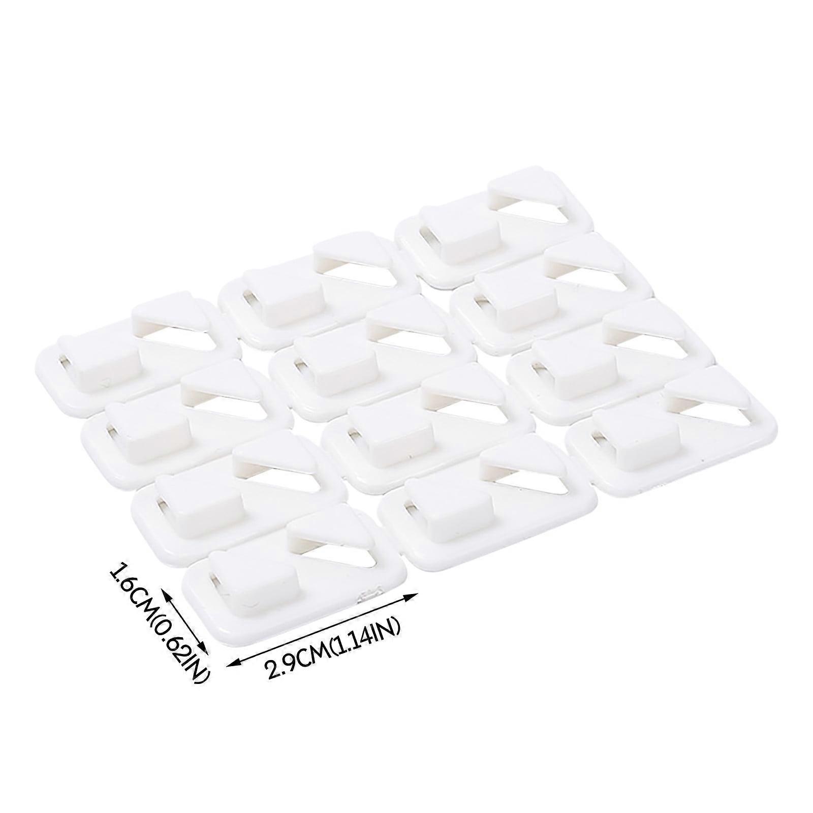 Desktop Manager The Metope Of Wire And Cable Clamp Viscose Cable Fixed Clamp Mini Coil Winder(12PCS) Home Essentials