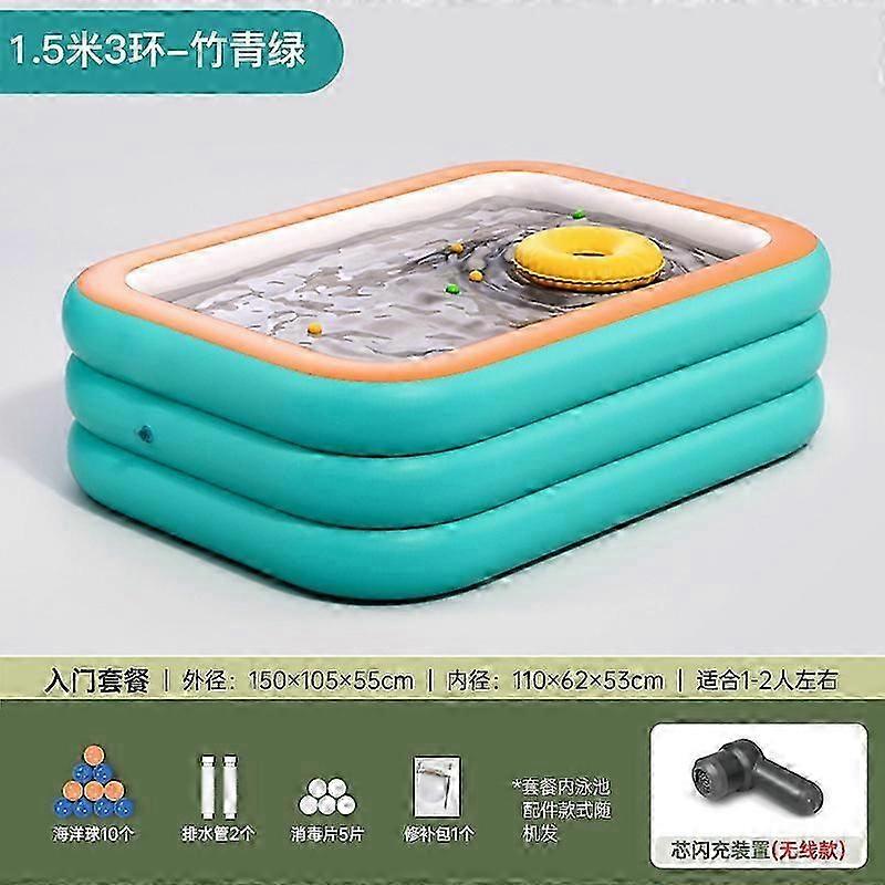 インフレータブルスイミングプール、子供の家、大きな屋外の赤ちゃんの家、幼児、折りたたみ式プール