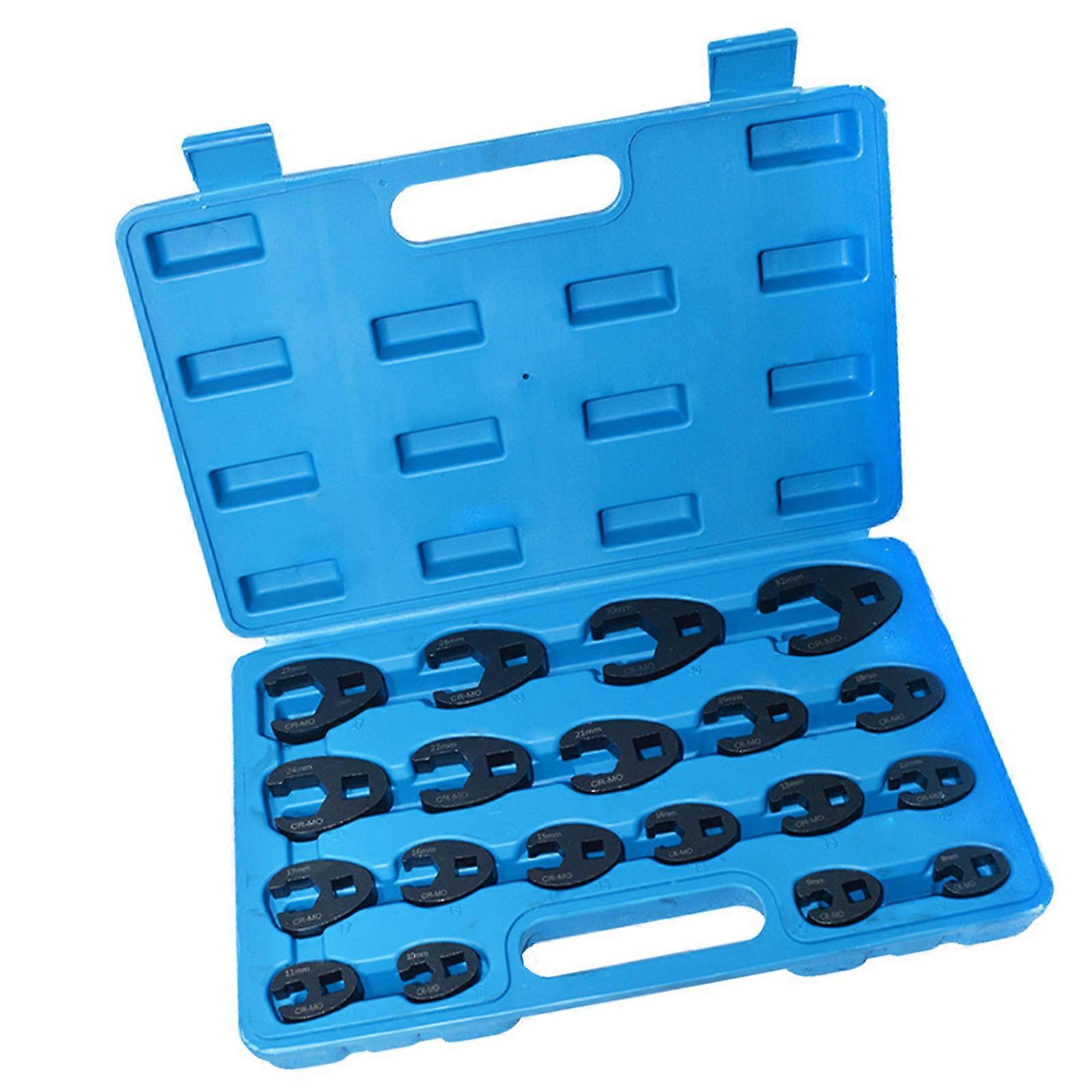 19pc Universal Wrench Spanner Accessories Kit With U Shaped Adapter For Automotive Maintenance Household Plumbing Tasks Multicolor