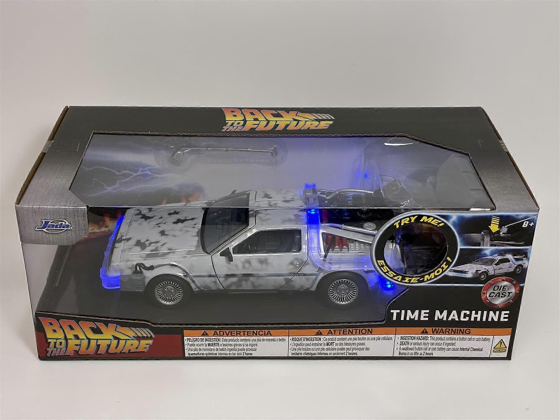 Back To The Future Time Machine Frosted Working Lights 1:24 Jada 36145