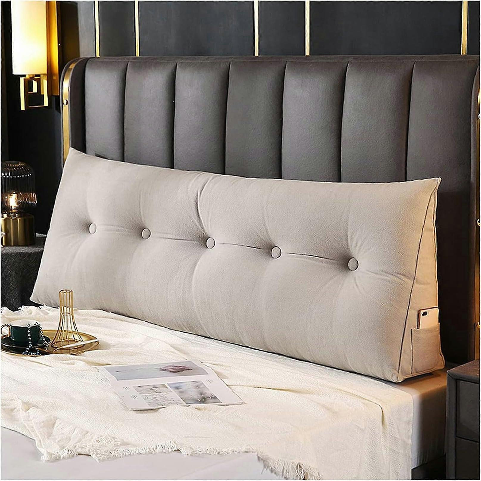 Triangular Wedge Pillow For Reading And Backrest Cushion Back Support Positioning Bed Pillow