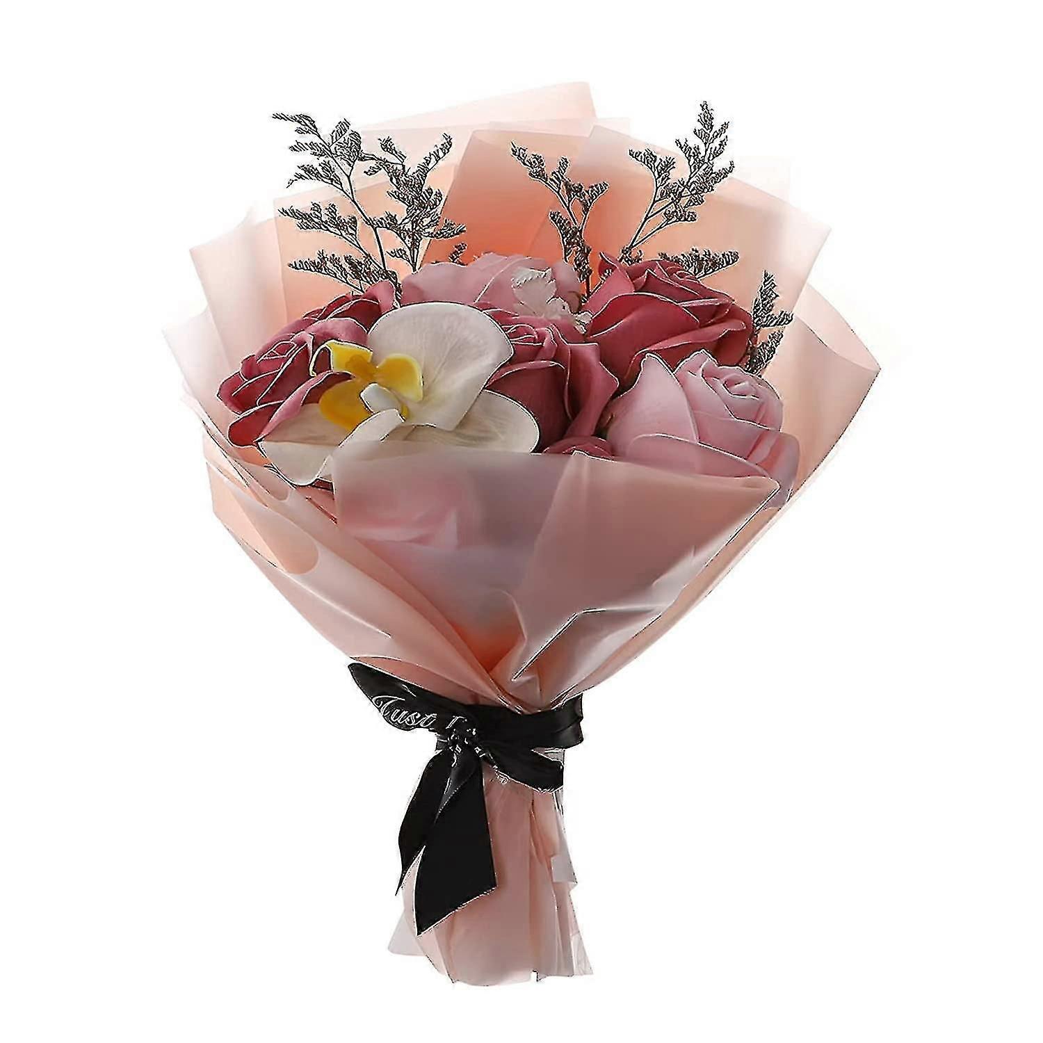 Színes virág csomagolópapír vízálló ajándék csomagolópapír 20 lap matt virágos csokor pakolások diy kézműves kellékek virágos csokor Tion For Grad