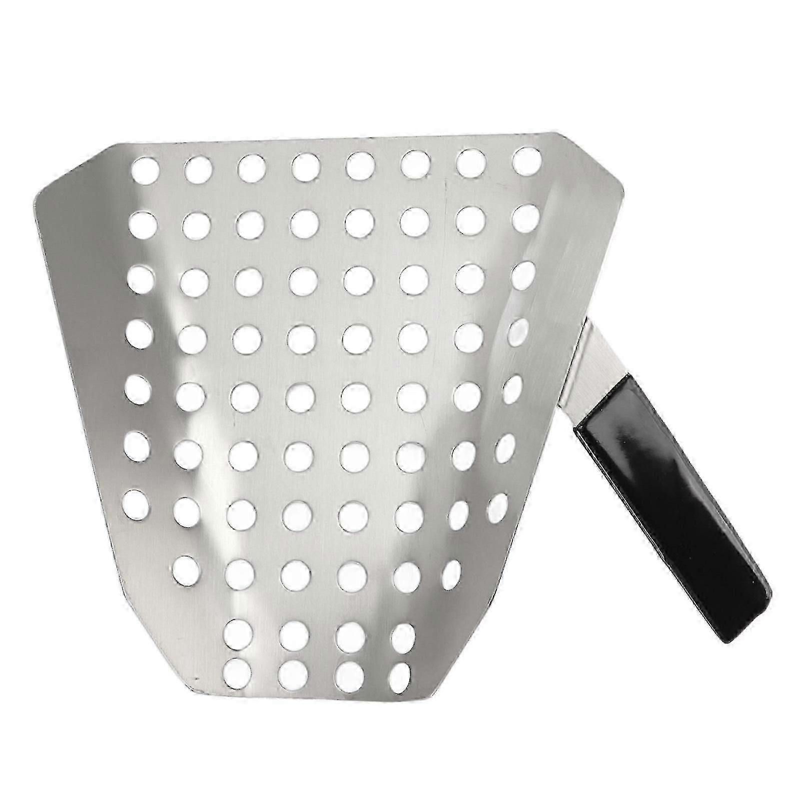 Stainless Steel Popcorn Scoop with Single Ergonomic Handle for Movie Theaters