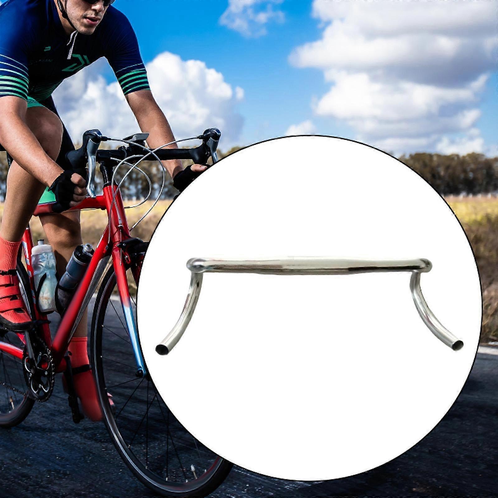 Aluminum Alloy Bike Drop Bar Handlebar, Essential Replacement Component for Cycling