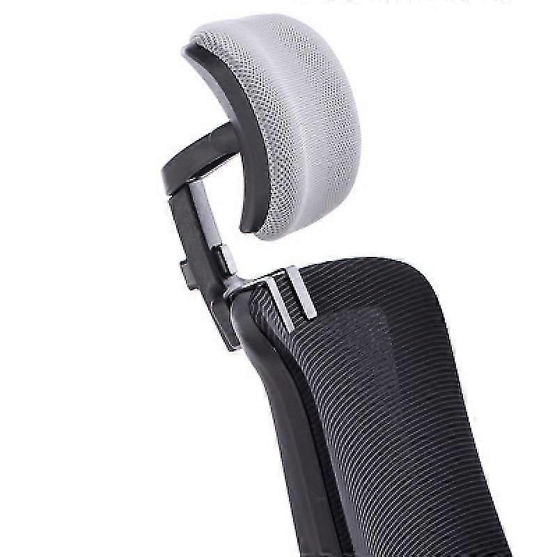 Office Chair Headrest Attachment Universal Head Support Cushion Upholstered Adjustable Height Angle