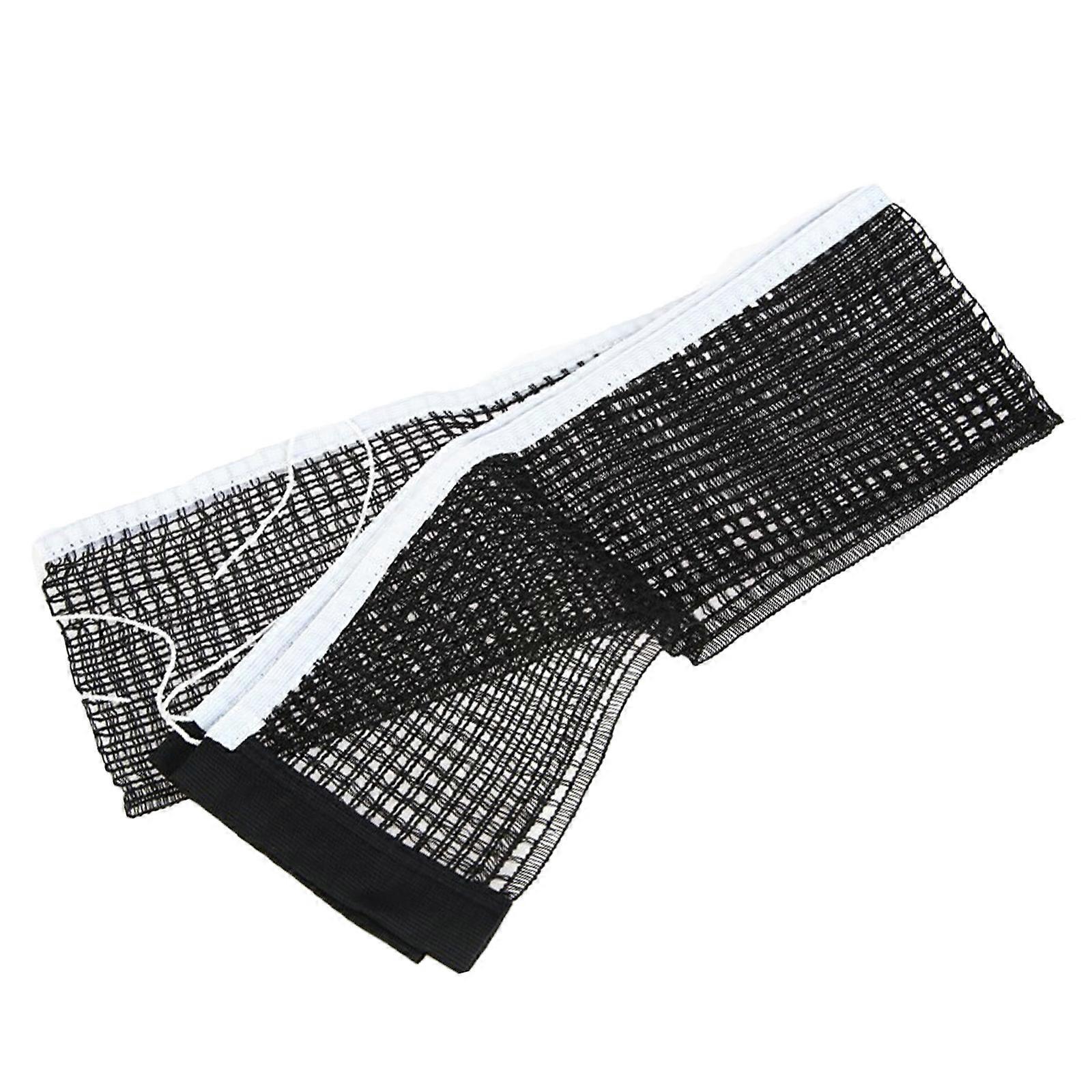 Retractable Table Tennis Net Strong Mesh Portable Net Portable Polyester PingPong Table Net for PingPong Playing Multicolor