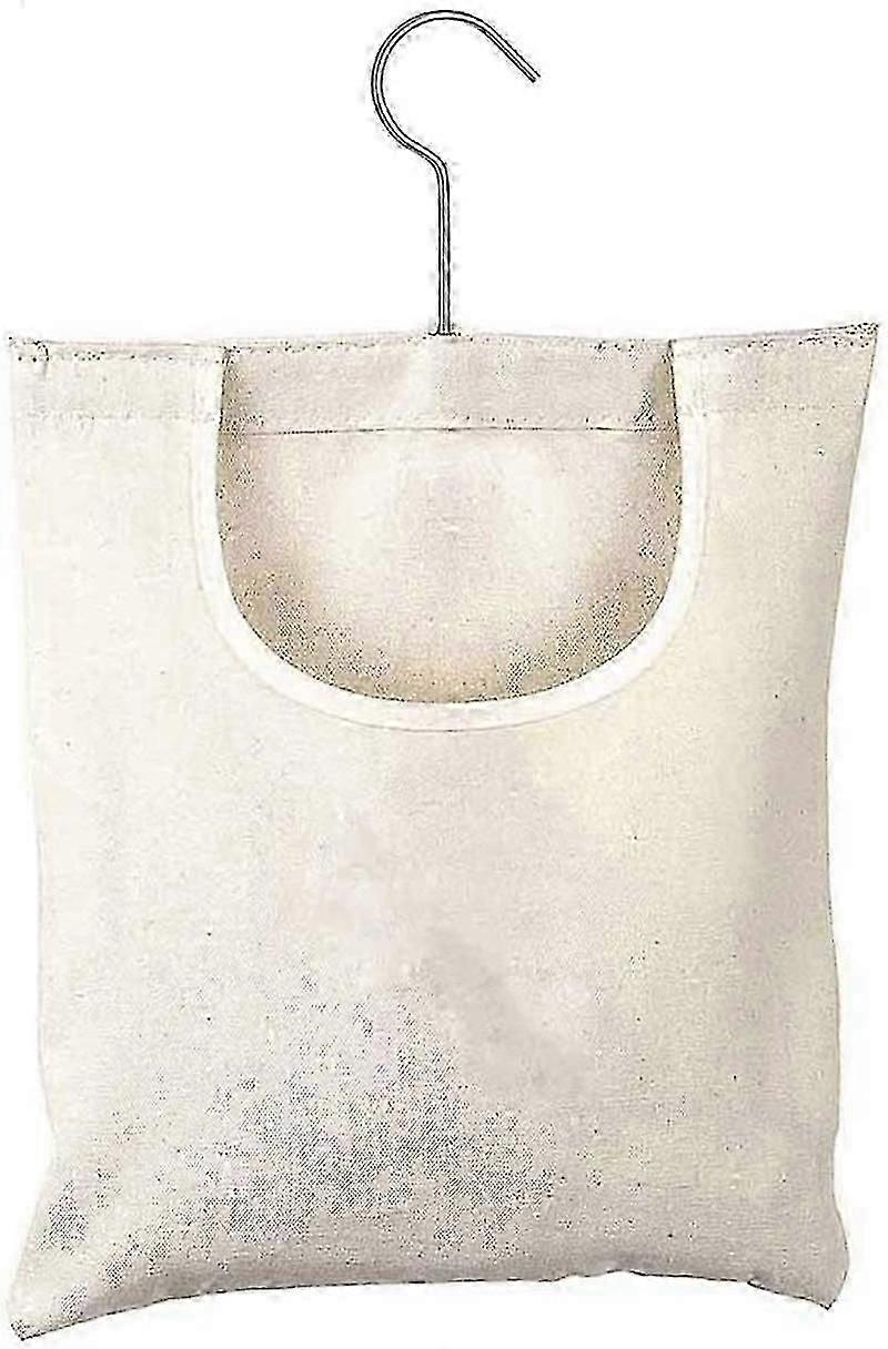 Clothespin Storage Bag, Can Hold 100 Medium Clothespins, Durable Canvas Material
