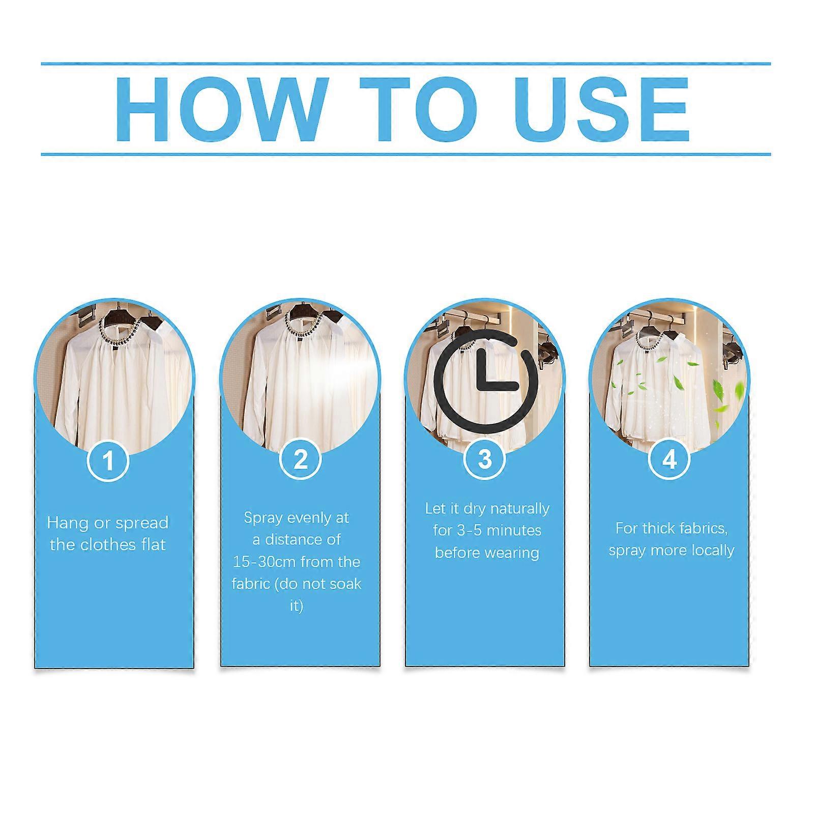 Jaysuing Fabric Refresher Spray, Daily Gentle Deodorant Fragrance Antistatic Portable Spray