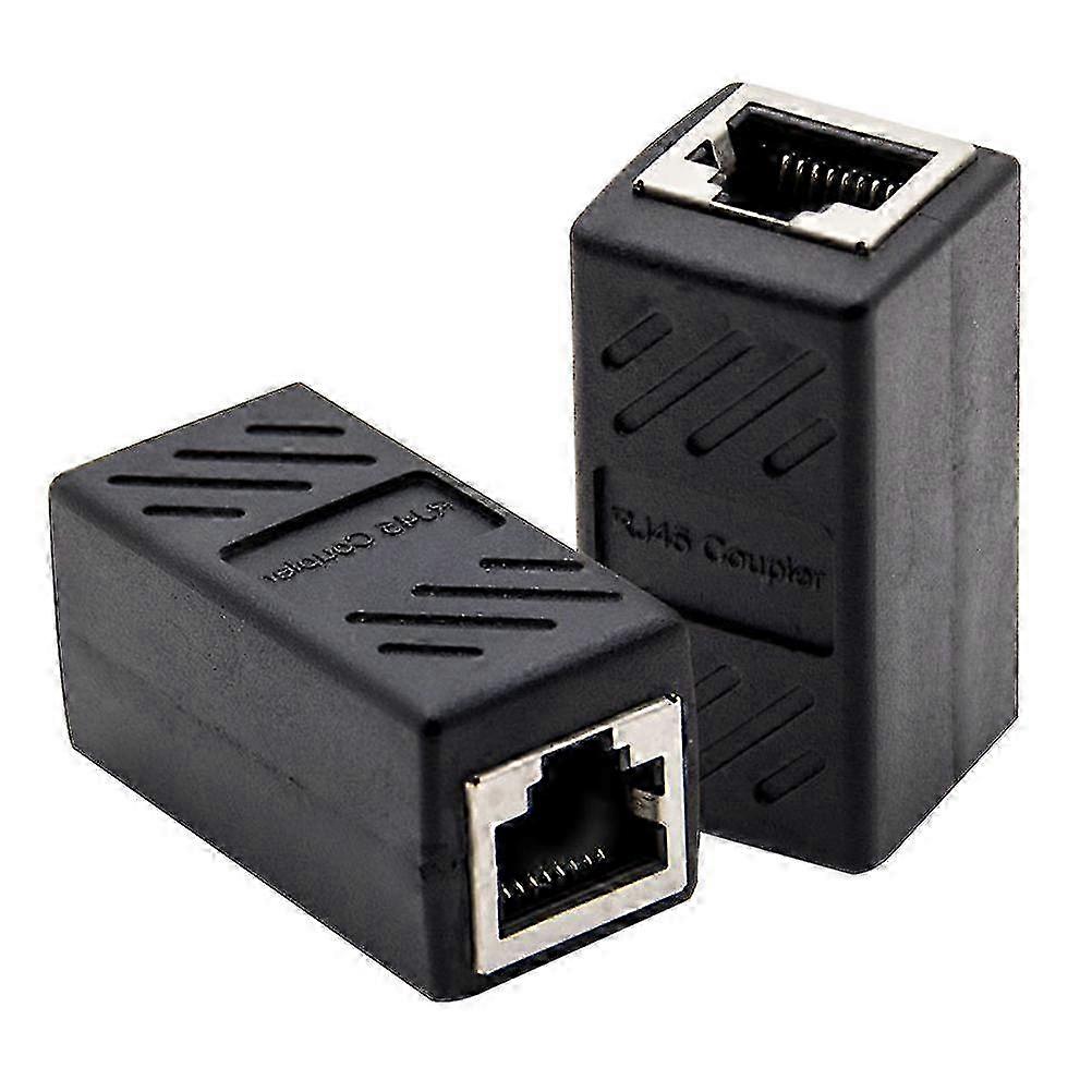 2 ks Kabel Ethernet Female Coupler Cable Rj45 Splitter Ethernet Adapter Extender Rj45 Extender f74