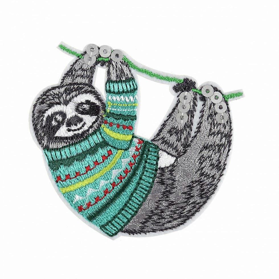 Craft Factory Patch Motif Sequin Sloths - each
