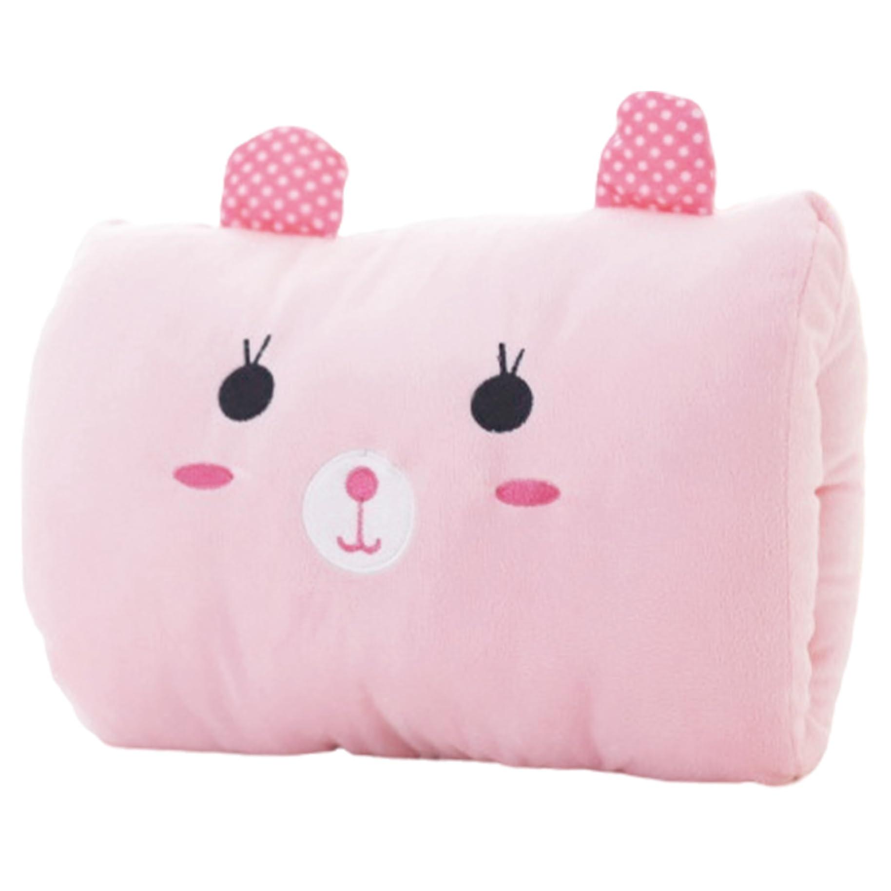 Hand Warmer Pillow with Soft Plush Rabbit Design for Kids, Portable Arm Rest for Travel and Office