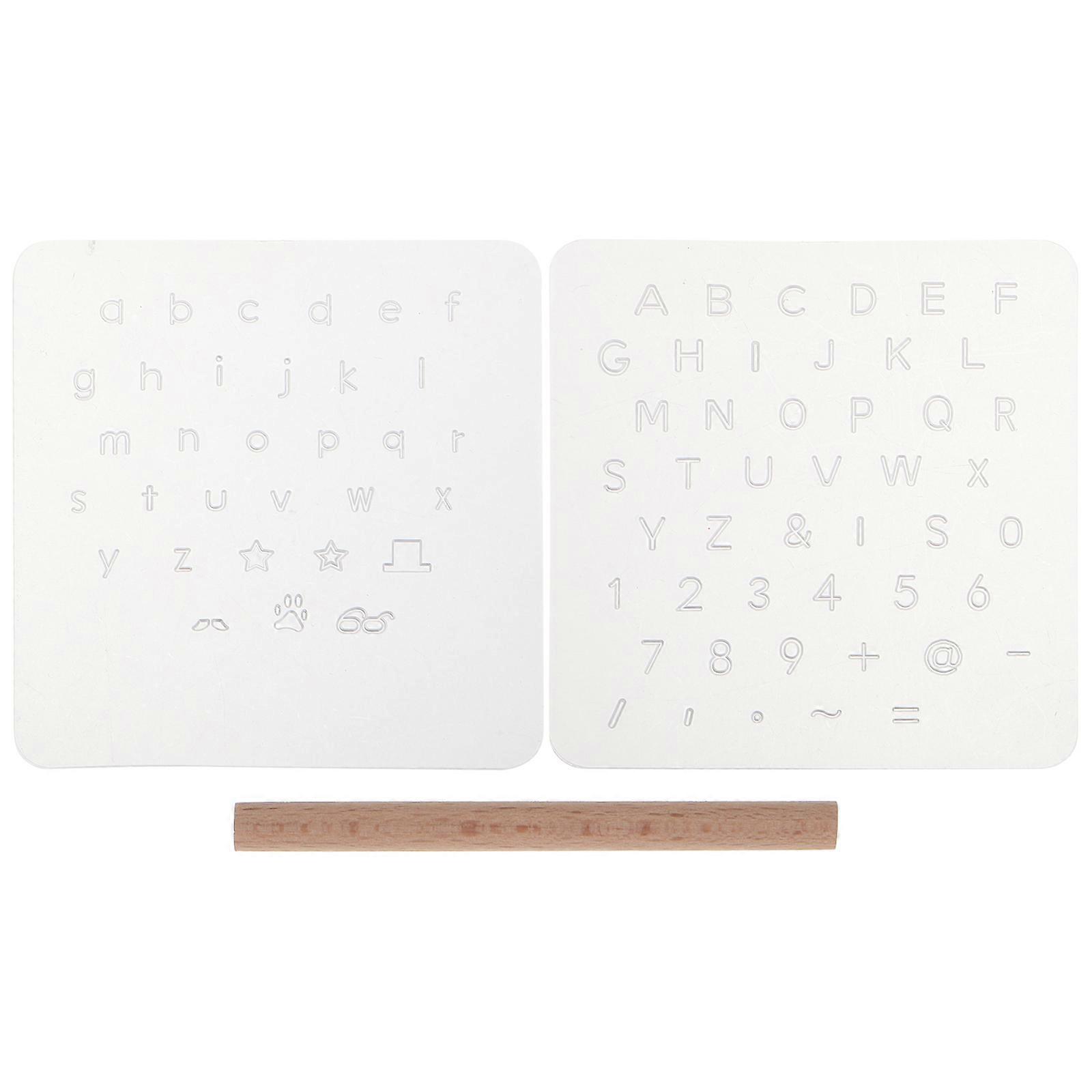 Digital Number Letter Stamp Set for Use 1Set Retro Design