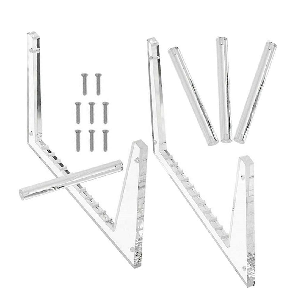 Vinyl Record Storage Rack Acrylic for Storage with Stable Desktop Use