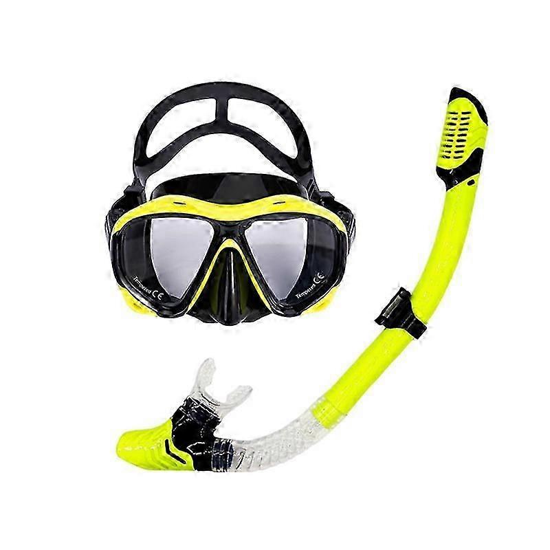 الكبار غص مجموعة غص الثلاثي غص مجموعة كبيرة الإطار سيليكون الغوص قناع كامل الجافة غص