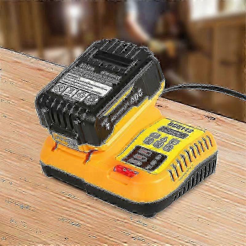 For DeWalt 10.8V 18V 20V Power Tools DCB112 Rapid Battery Charger Replacement With LED Indicator