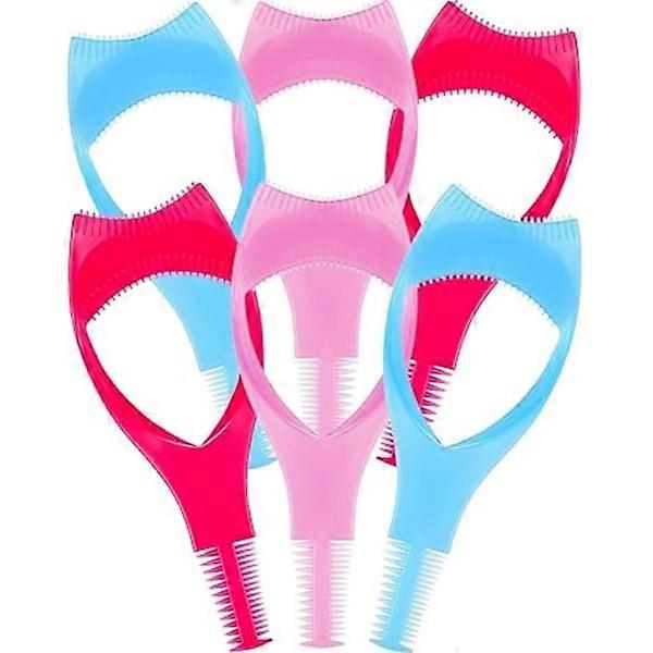 6 Pieces 3-in-1 Eyelash Tools Mascara Shield Applicator Guard E