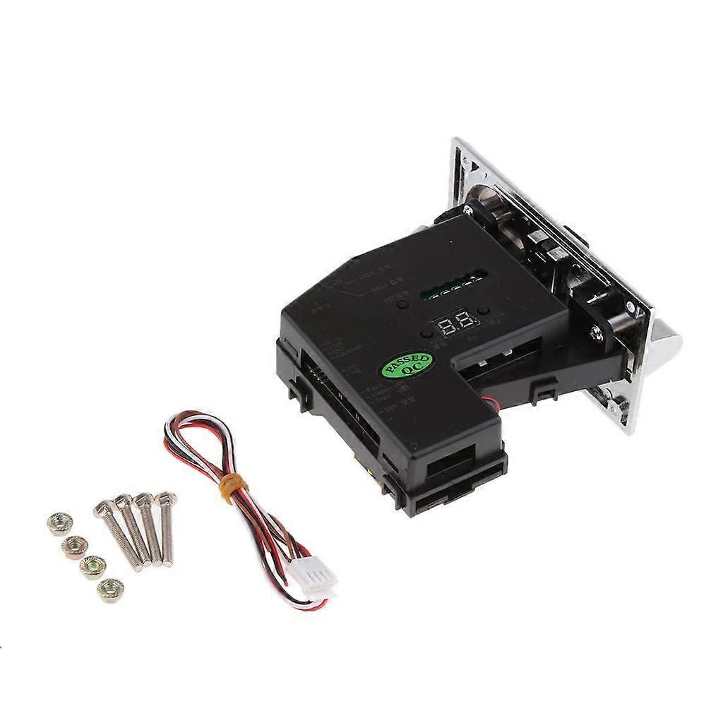 Universal Multi Currency Coin Acceptor for Vending and Arcade Machines with Durable Construction