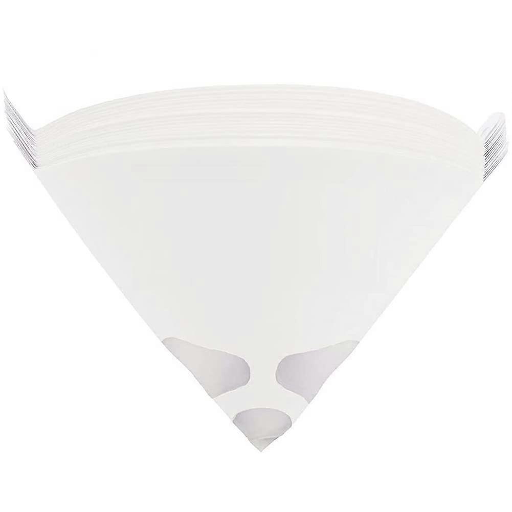 50 Pack 100 Micron Paint Strainer Cone with Fine Nylon Mesh for Smooth Finish and Liquid Filtering