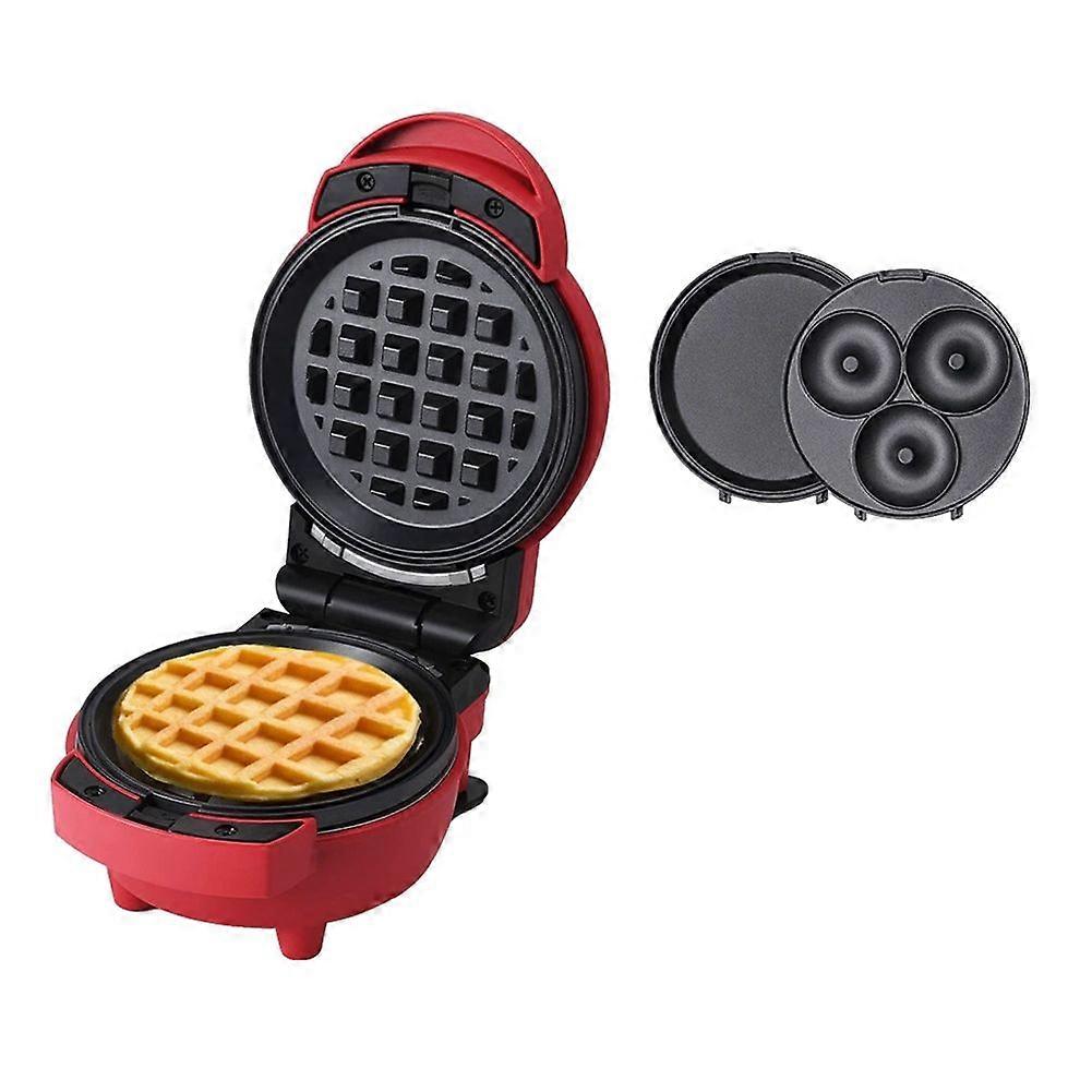 Multifunctional Waffle Cake Maker Non-Stick Skillet Donut Maker Double-Sided Heating Home Breakfast Machine B EU Plug