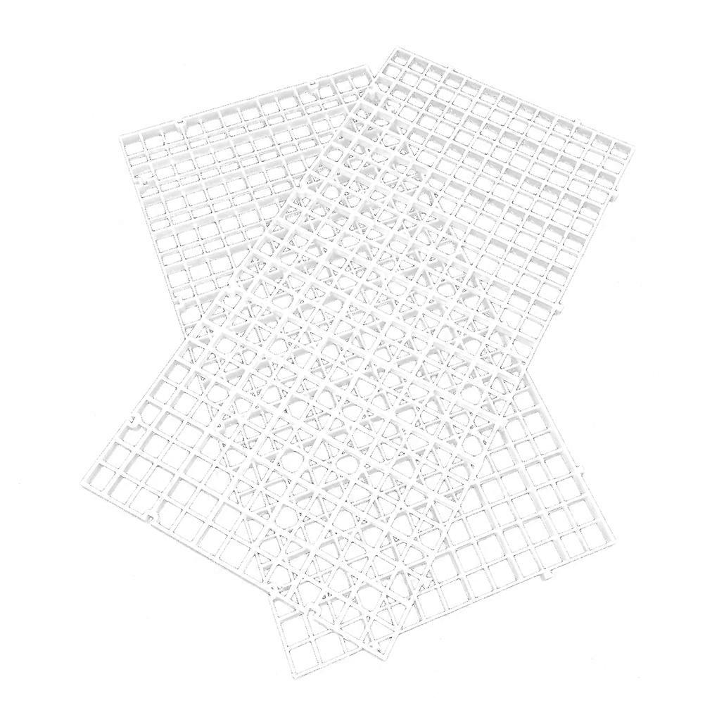 Aquarium Isolation Panel Fish Tank Plate for Separation 6Pcs White