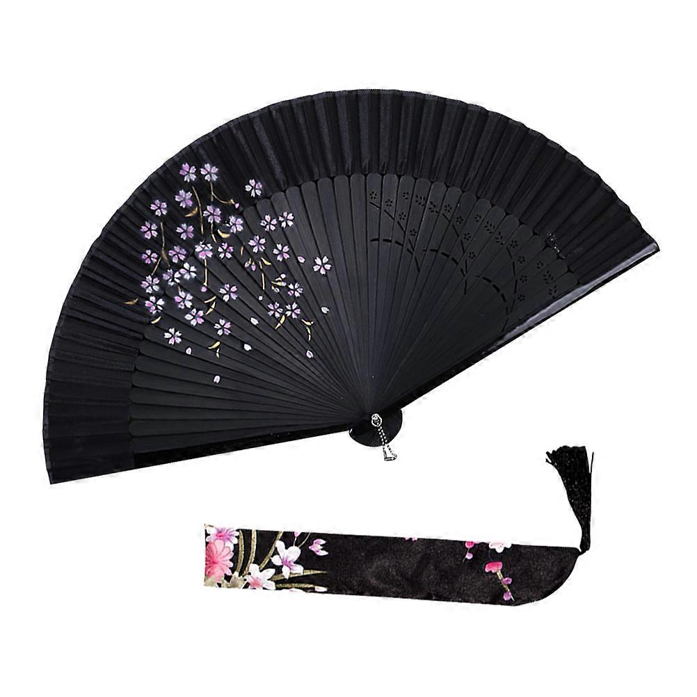 Cherry Blossom Folding Fan Handheld Folding Fan for Daily Use