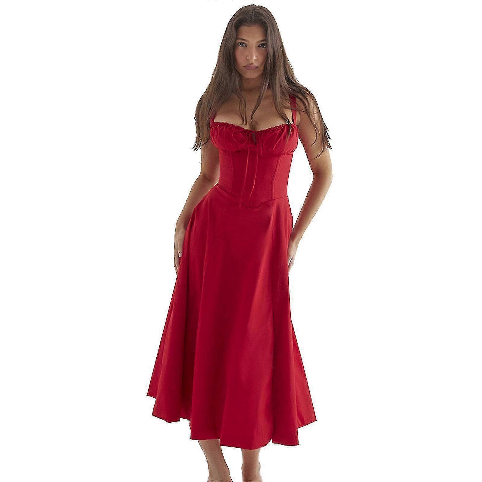 Vestido longo floral maxi ou vestido longo de verão casual feminino sem mangas para férias havaianas na praia, tamanho 25-26.