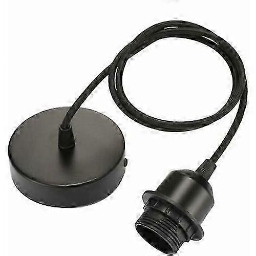 2025 E27 Pendant Light with Screw Ring, Adjustable Fabric Cable