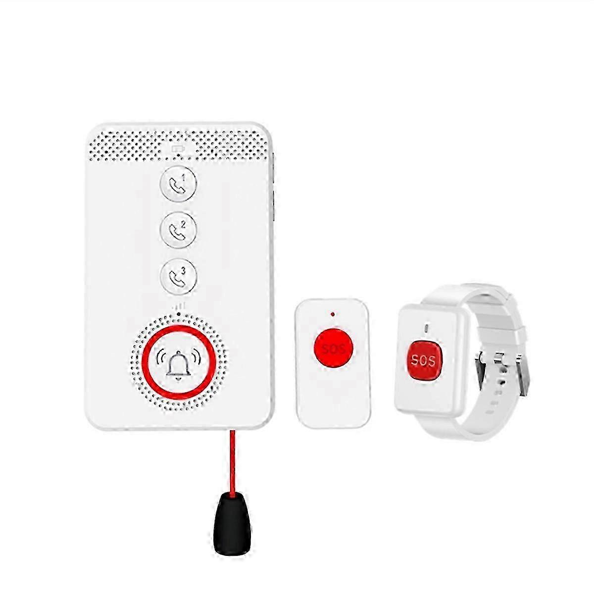 Emergency Alarm System 4G 433MHZ SOS Two-Way Intercom Call EU Plug