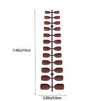 Nagelsticker, matte Nagelaufkleber zur Dekoration, 96 Stück, verschiedene Farben