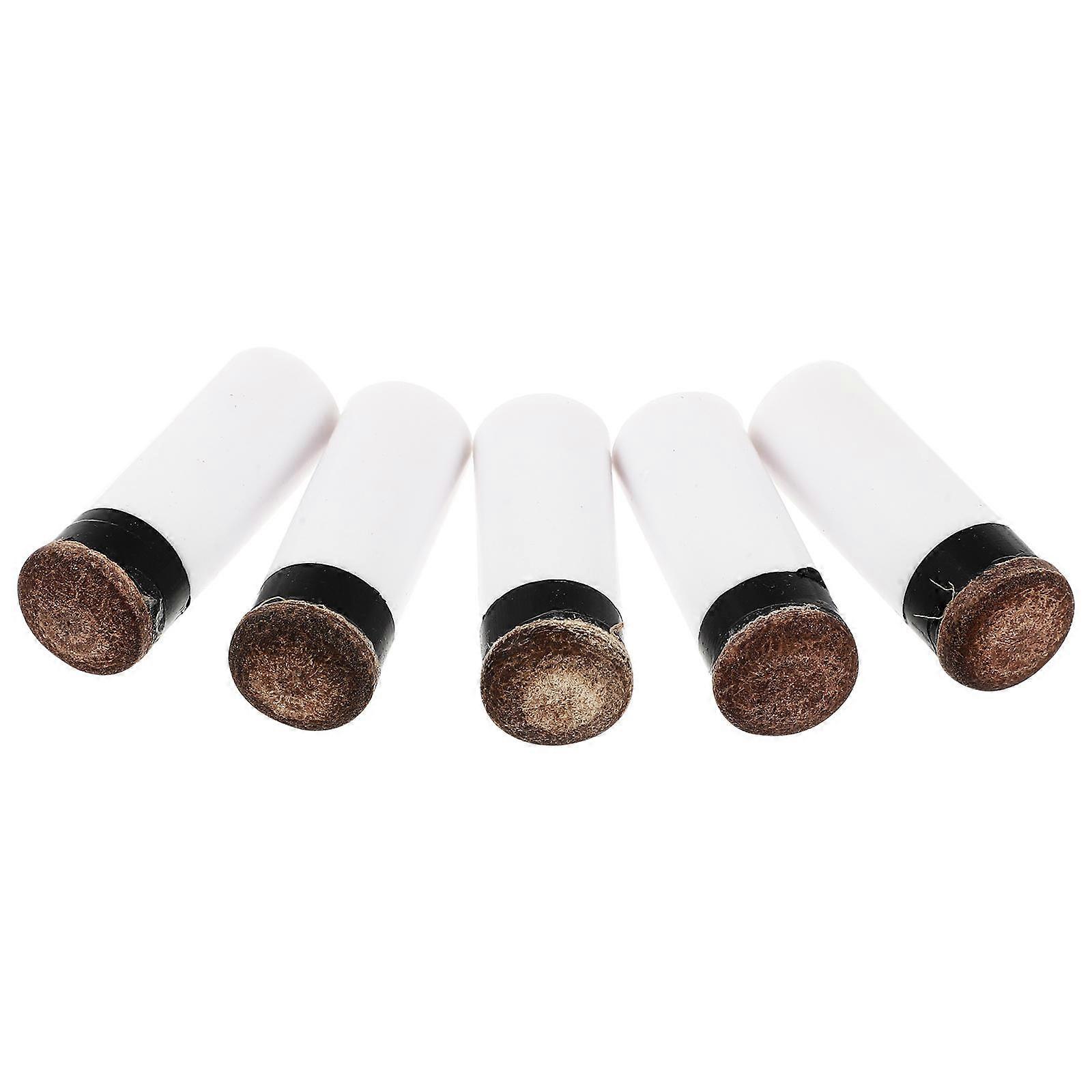 Screw-on Cue Tips Plastic Replacement for Pool Cue Billiard 5Pcs