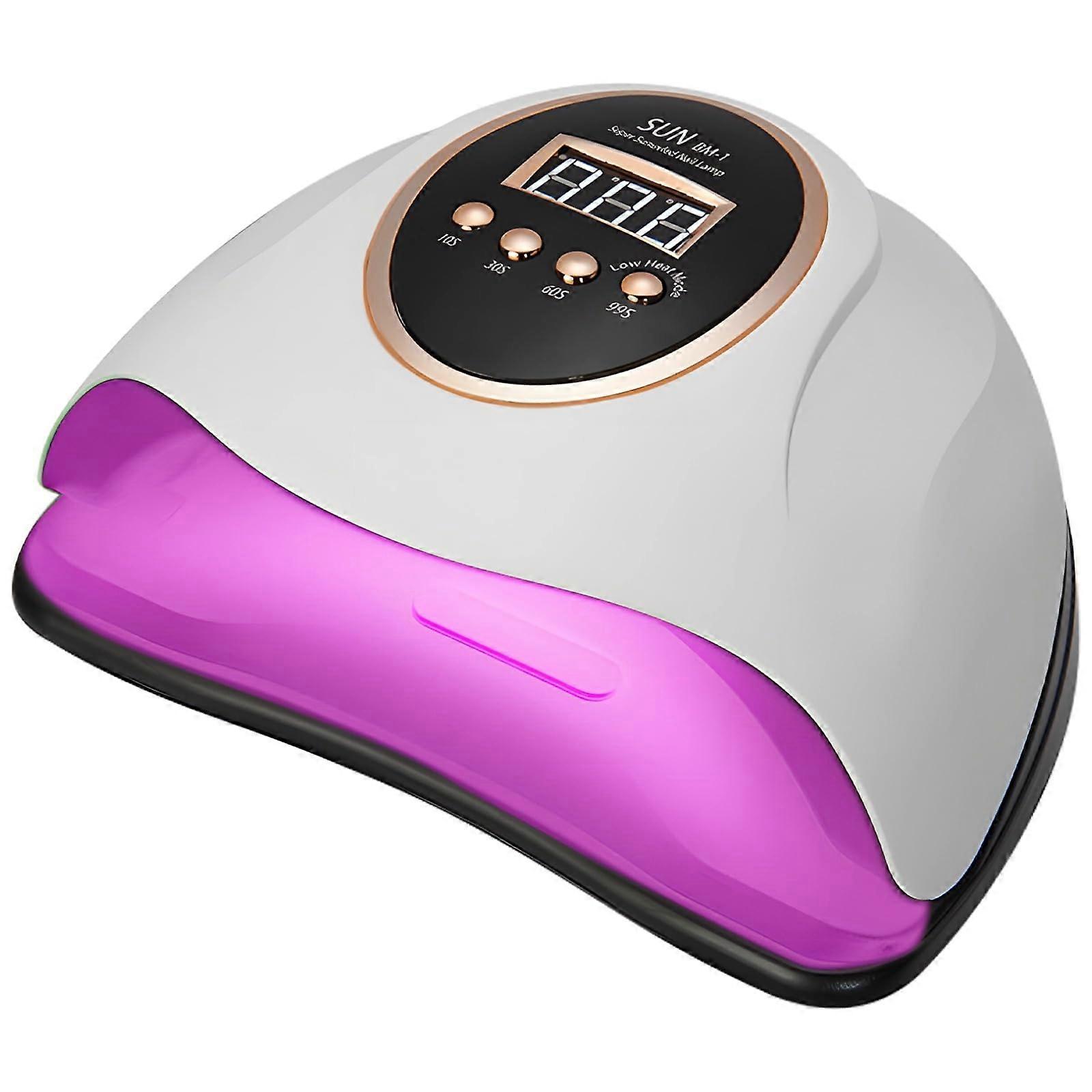 LED Nail Lamp with 45 LEDs, Four Timer Modes, Fast UV Drying for Gel and Regular Polish