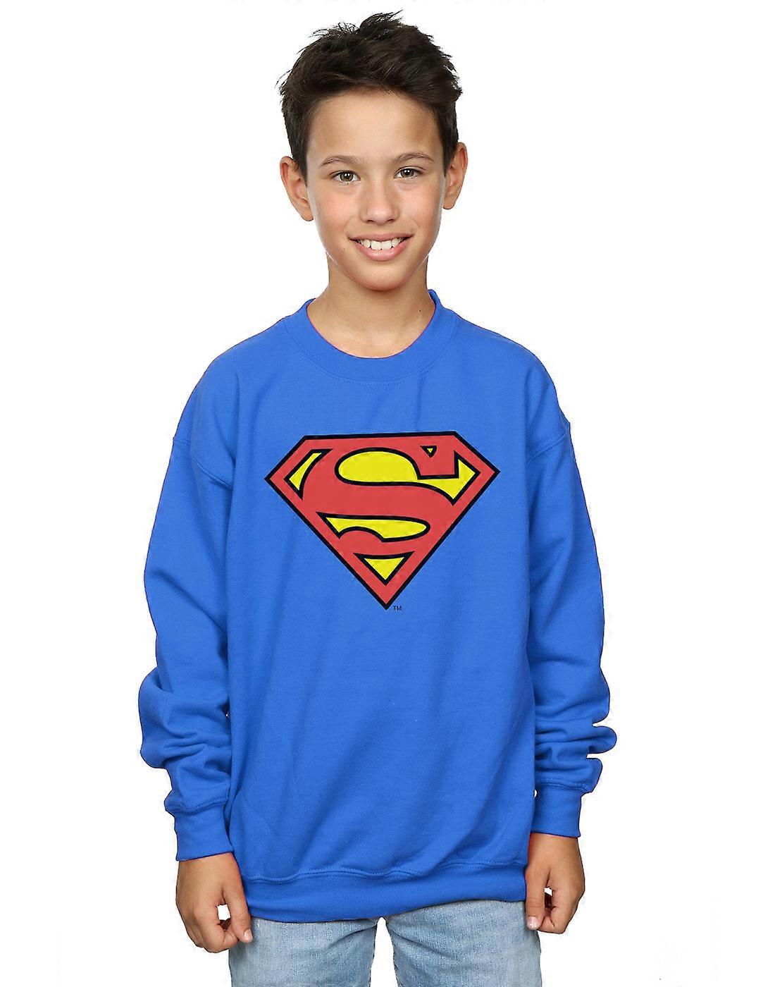DC Comics Boys Superman Logo Sweatshirt