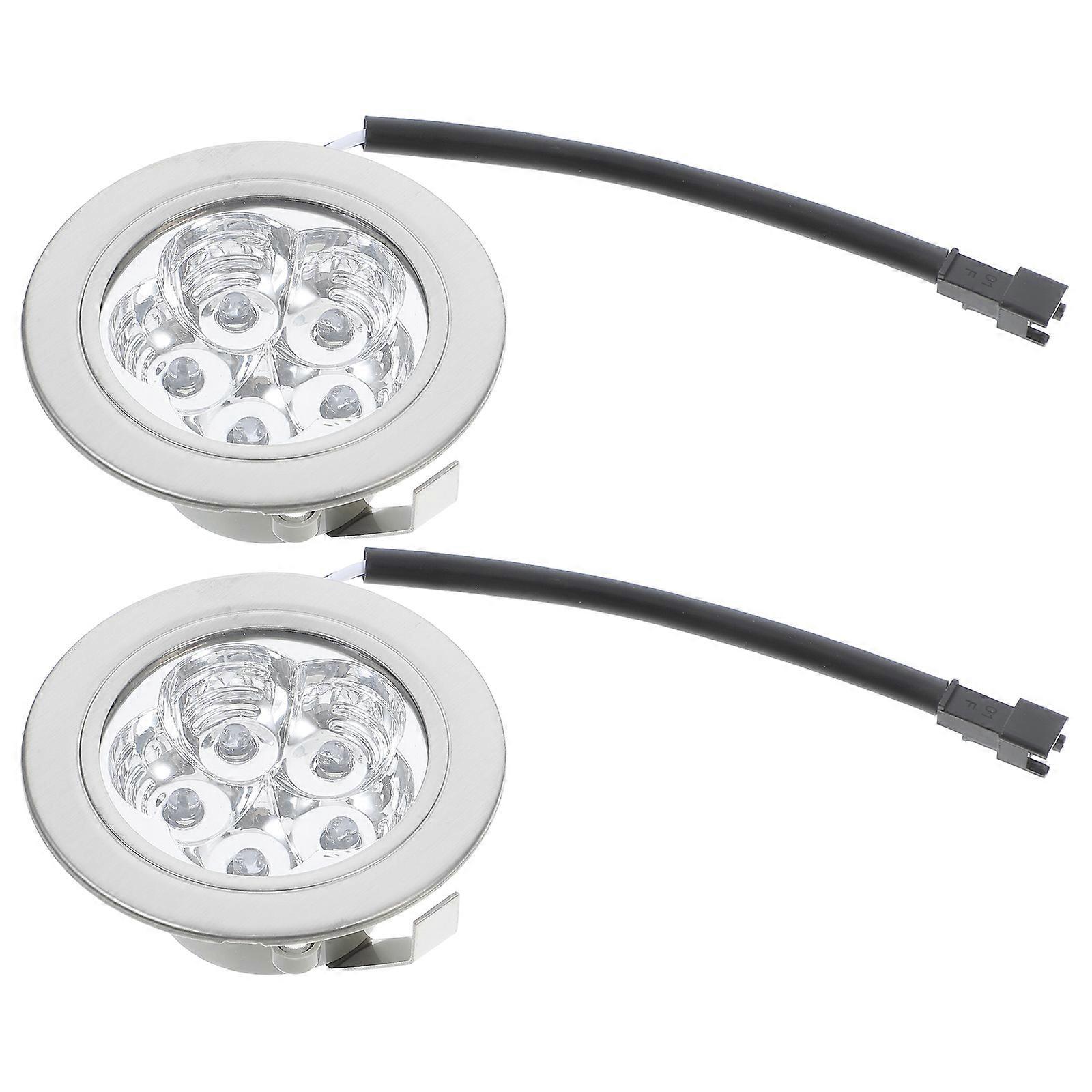 Kitchen Range Hood Bulb Replacement 6Pcs Silver LED Stove Lamps