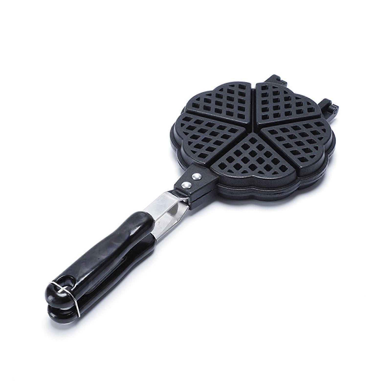Pancake Maker NonStick DoubleSided Pan with Creative Flower Molds for Home Kitchen Cooking