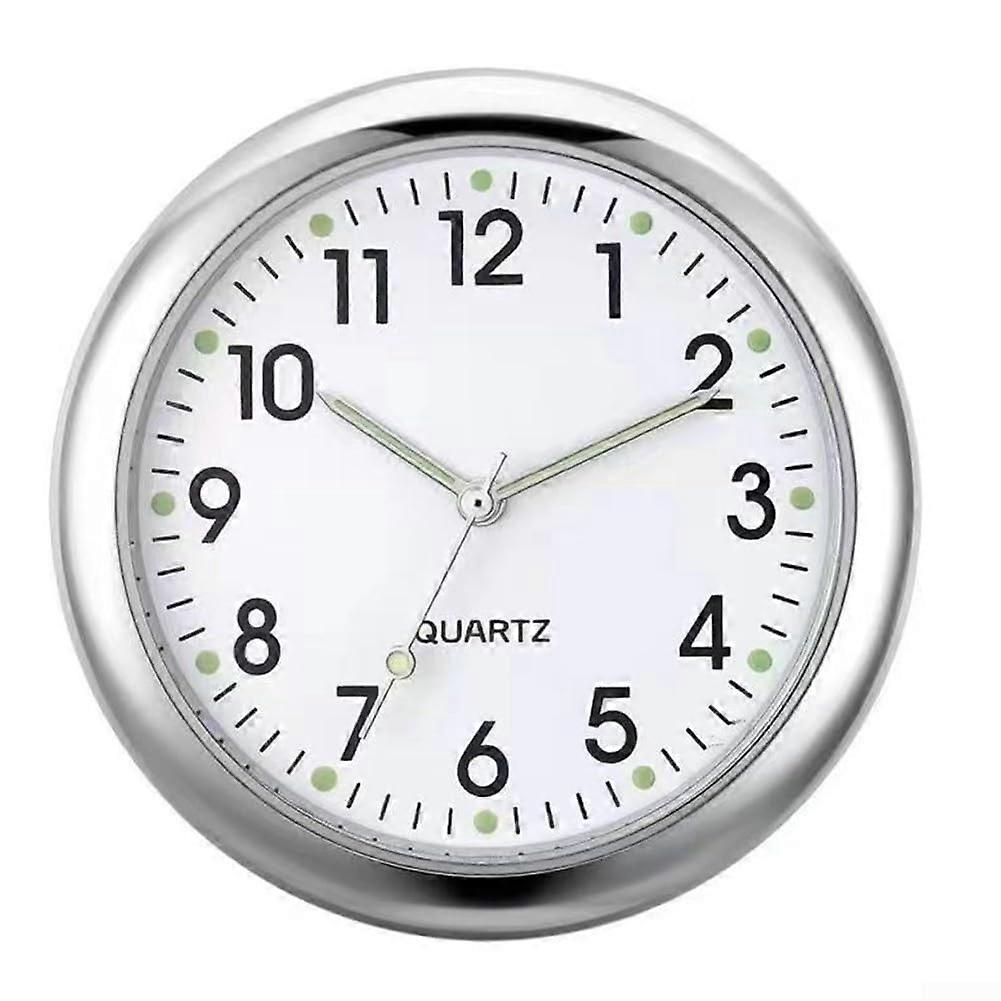 Blue Luminous Car Dashboard Clock with Quick Install and Wear Resistant Design