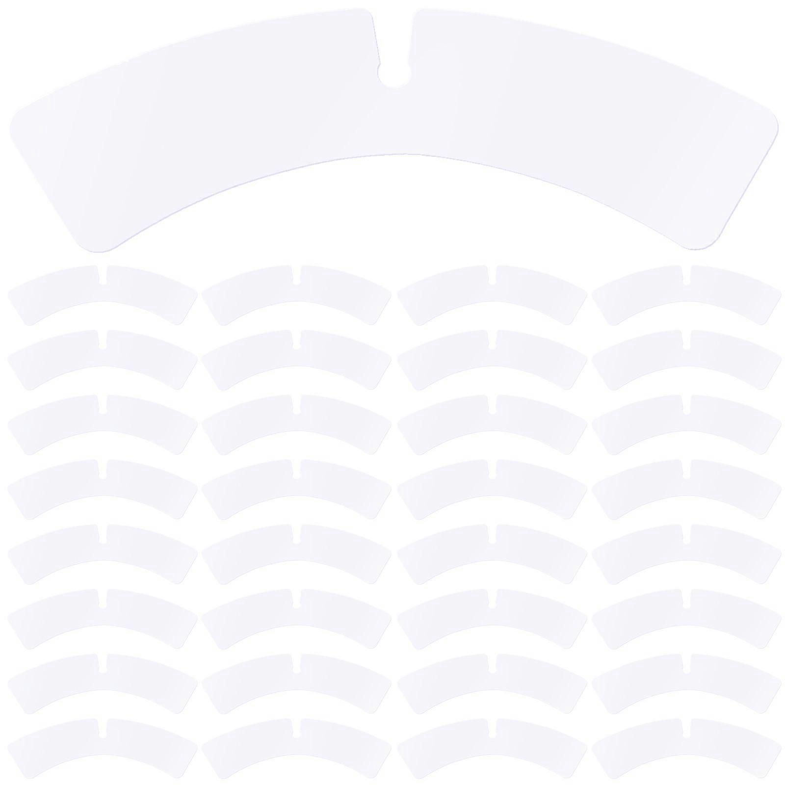 100pcs Shirt Collar Support Practical Collar Fixing Stays Plastic Collar Supports