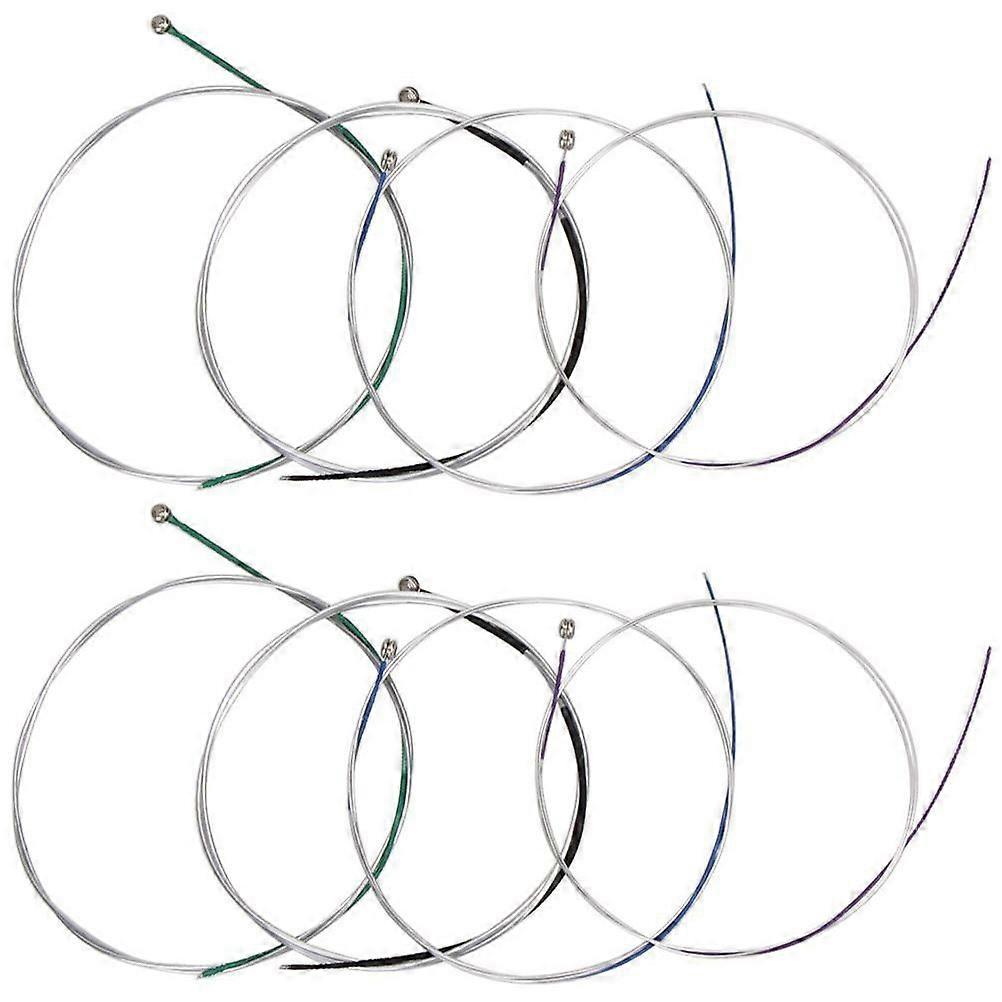 8Pcs Violin Strings Kit 4/4 String Replacements Universal Full Violin Strings Set for Violin