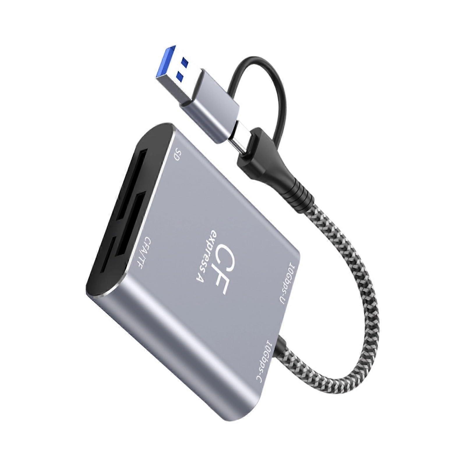 CFexpress Type B Card Reader USB 3.2 Gen 2 10Gbps Speed USBC for Laptop and Photographers Ref: 7604