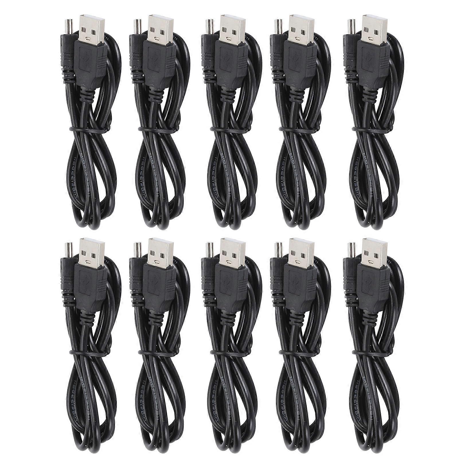 10 Pack 3.3ft Mini USB Charger Cable for PS Move Controllers, Slim Console, Cameras, TI 84 Plus CE