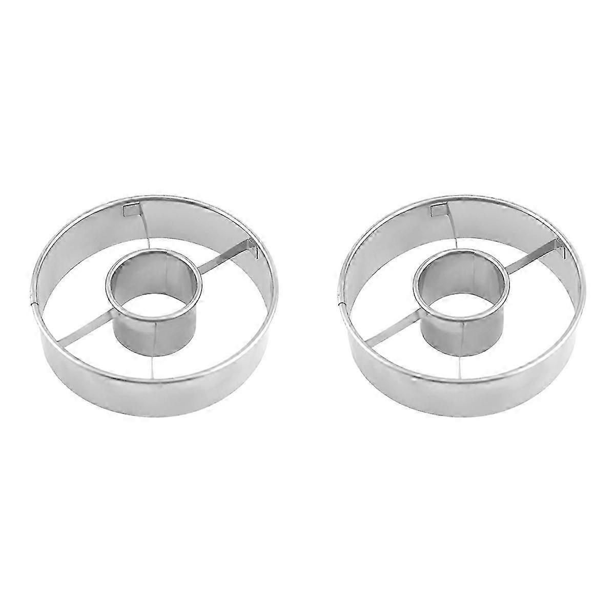 DIY Stainless Steel Donut Mold Cake Decorating Baking Tool