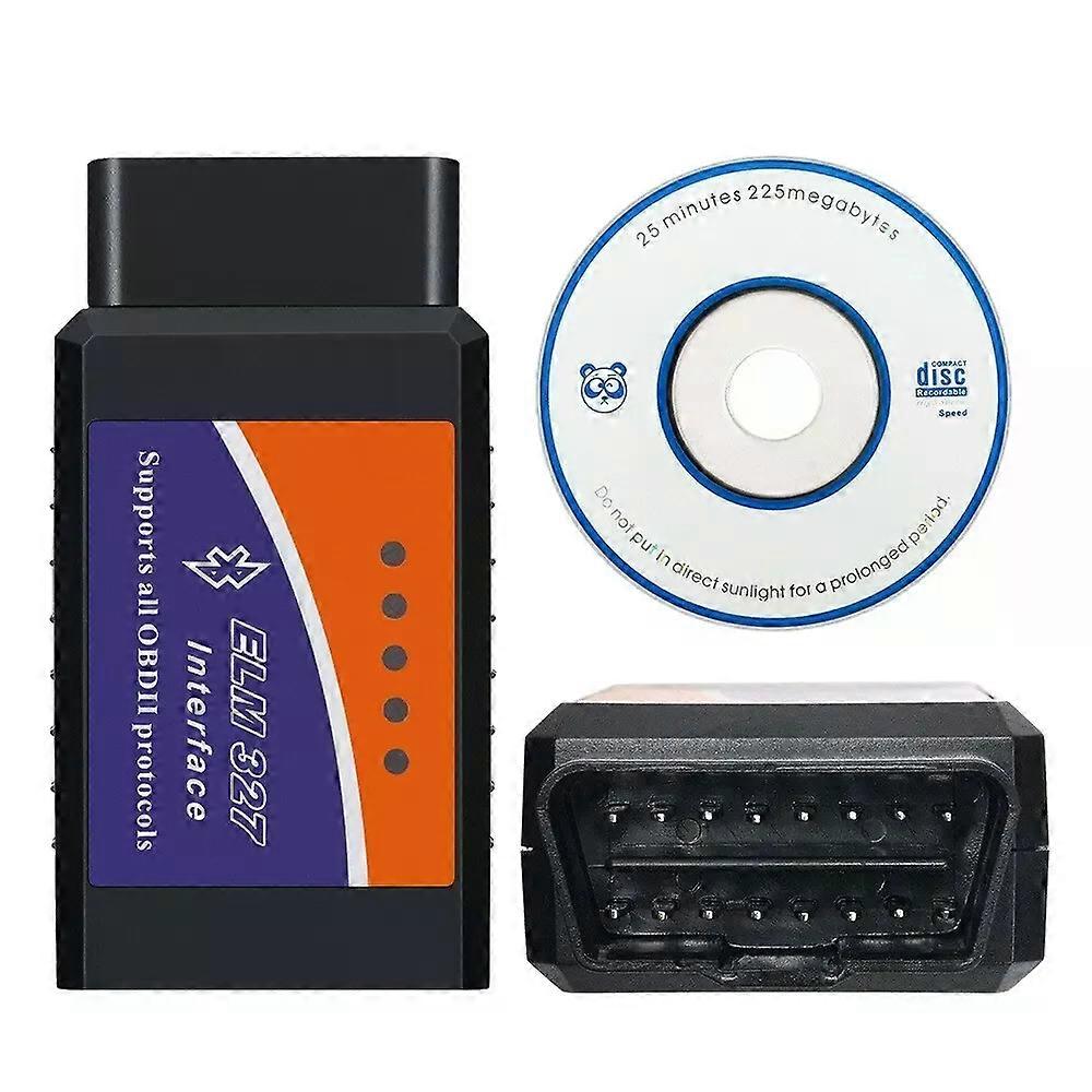 1PC Bluetooth OBD2 Scanner V2.1 – Wireless Car Diagnostic Tool (Compatible with Android, Windows & iOS)