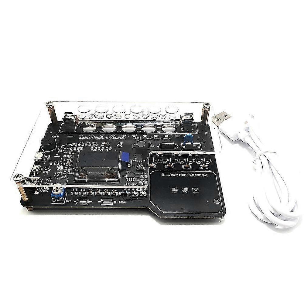 DIY Geiger Counter Kit Assembled Module Nuclear Radiation Detector X   Rays Detecting OLED Display Radiation Tester