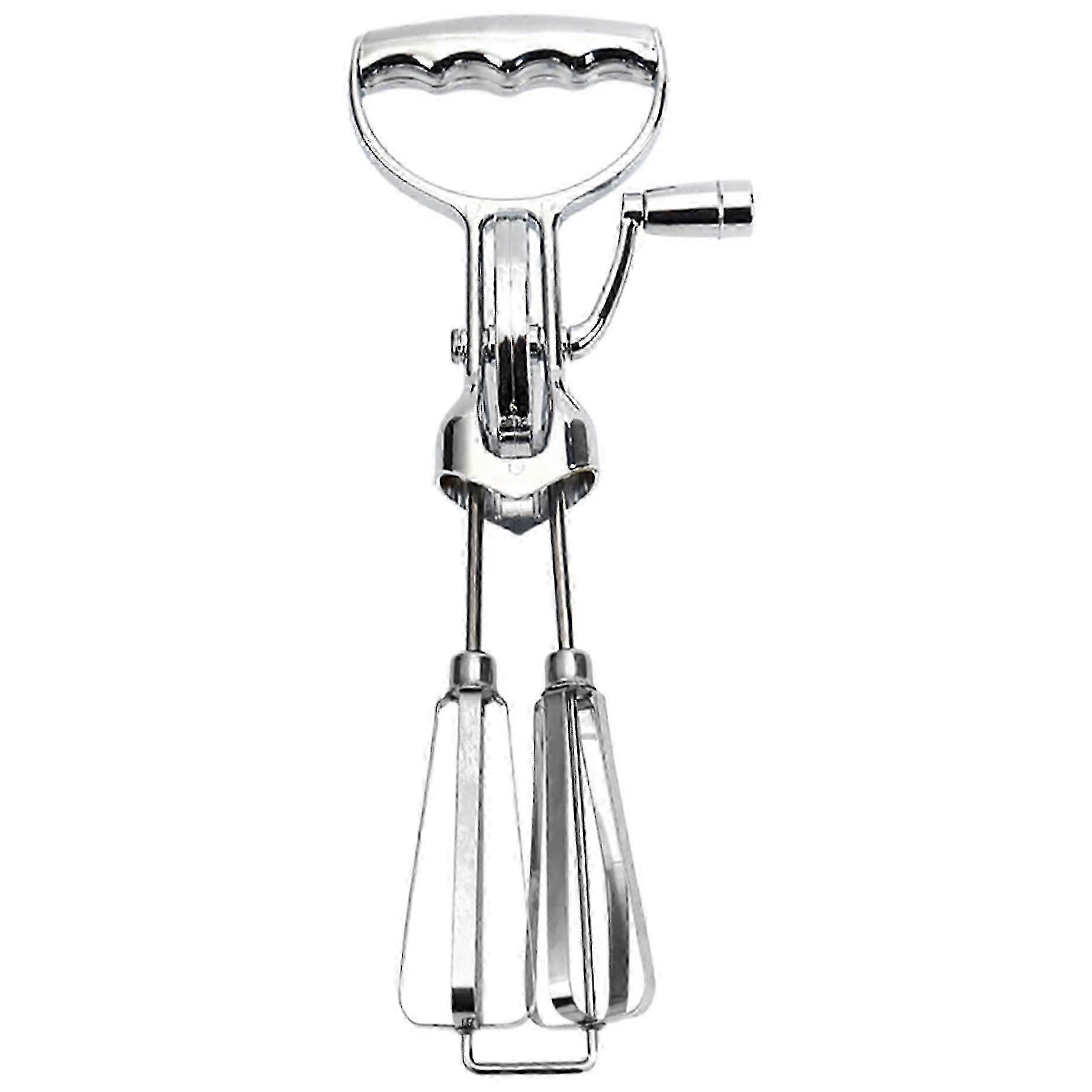 Batedeira manual com batedores de ovos e manivela de 30 cm (12 polegadas).
