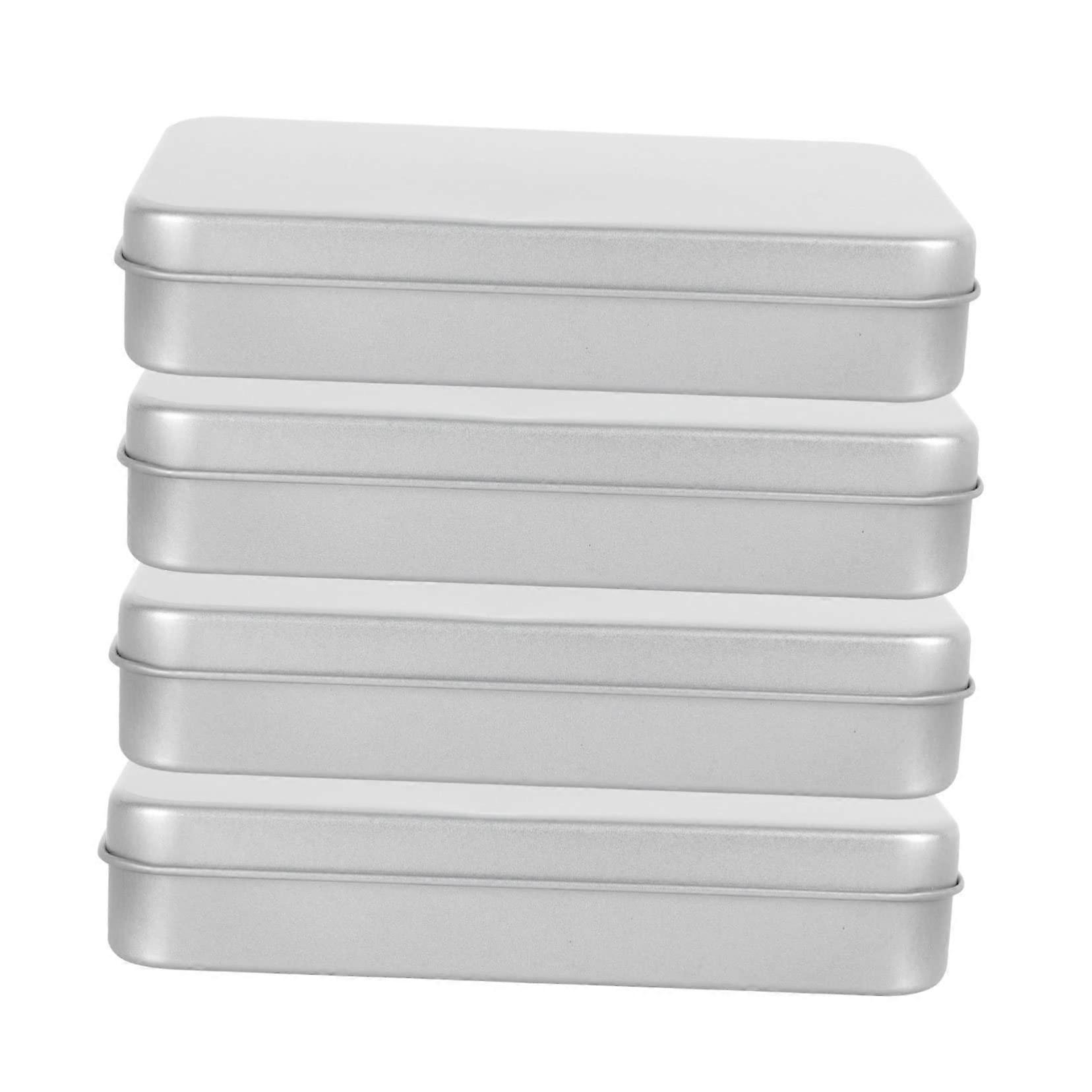 Tinplate Storage Box Set with MoistureResistant Cover for Game Cards and Versatile Organization