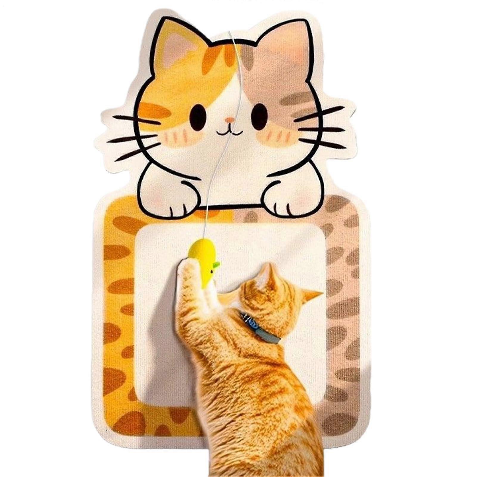 Cat Scratching Board for Sofa Protection, Wall Mounted 3D Climbing Scratcher Pad, Odorless Material