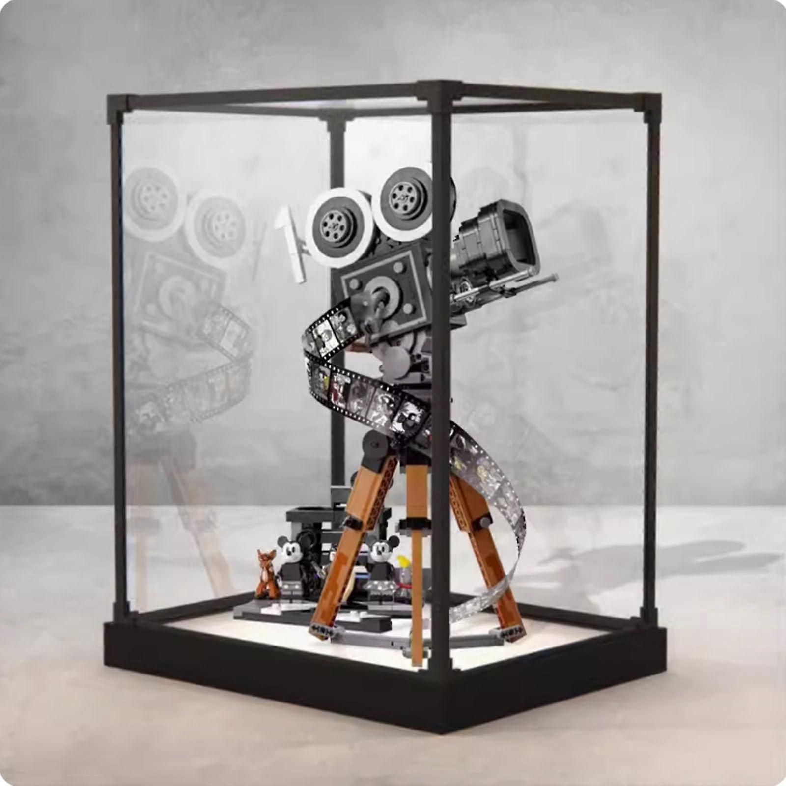 Acrylic Display Case for  43230 Camera Model, Dustproof Clear Box with Easy Access Design