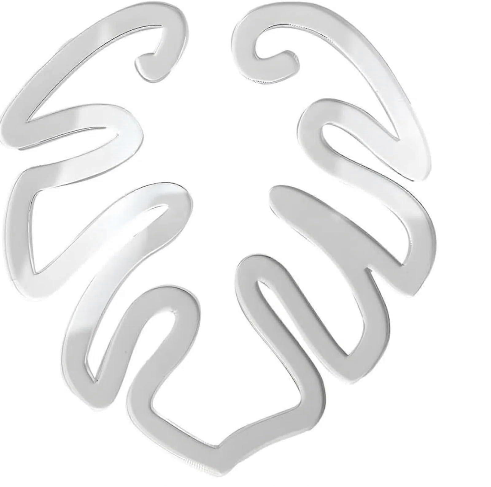 Monstera Plant Support Moss Pole with Elegant LeafShaped Adjustable Stem Brackets for Indoor Pots