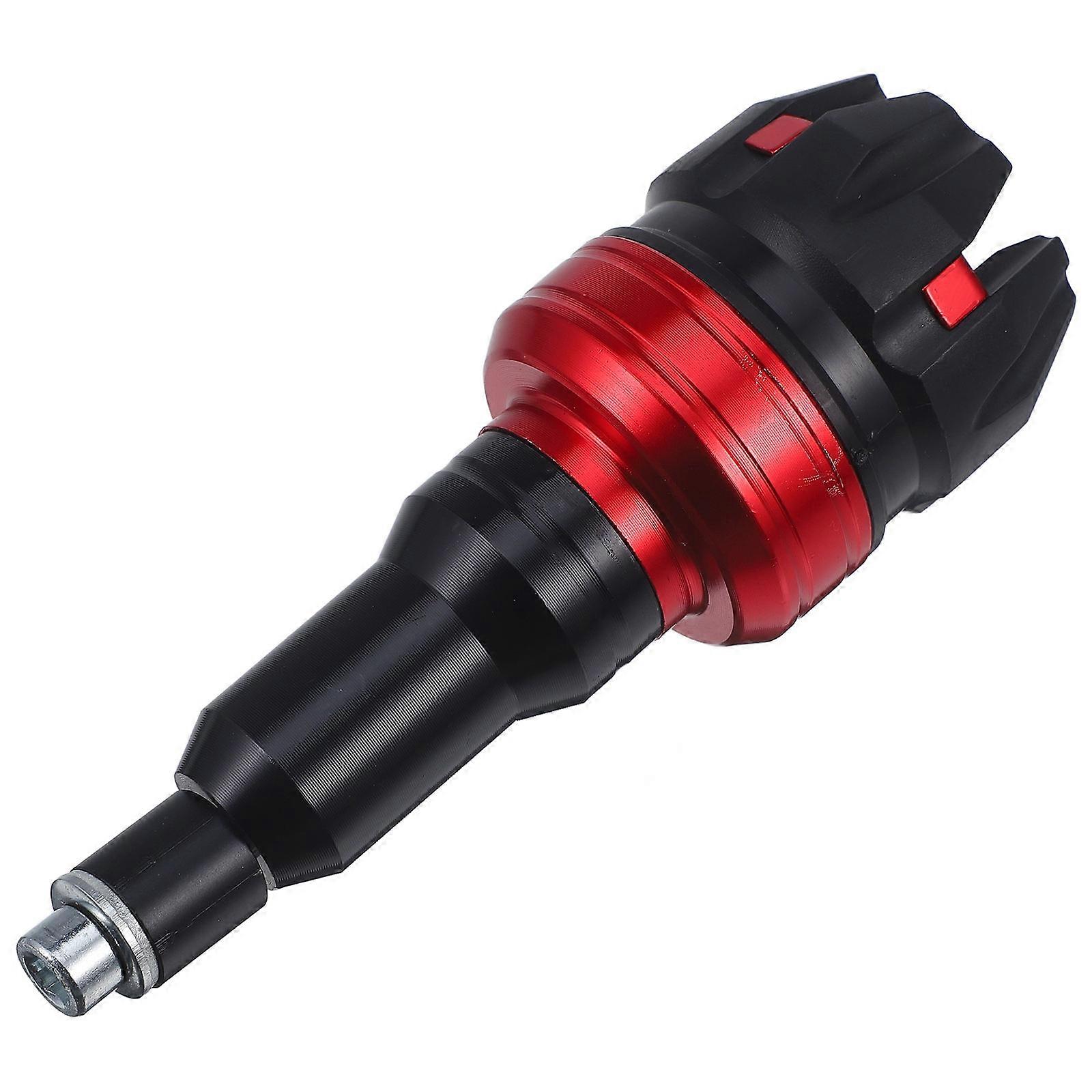 Durable Bike Handlebar Plug Providing Impact Protection Red